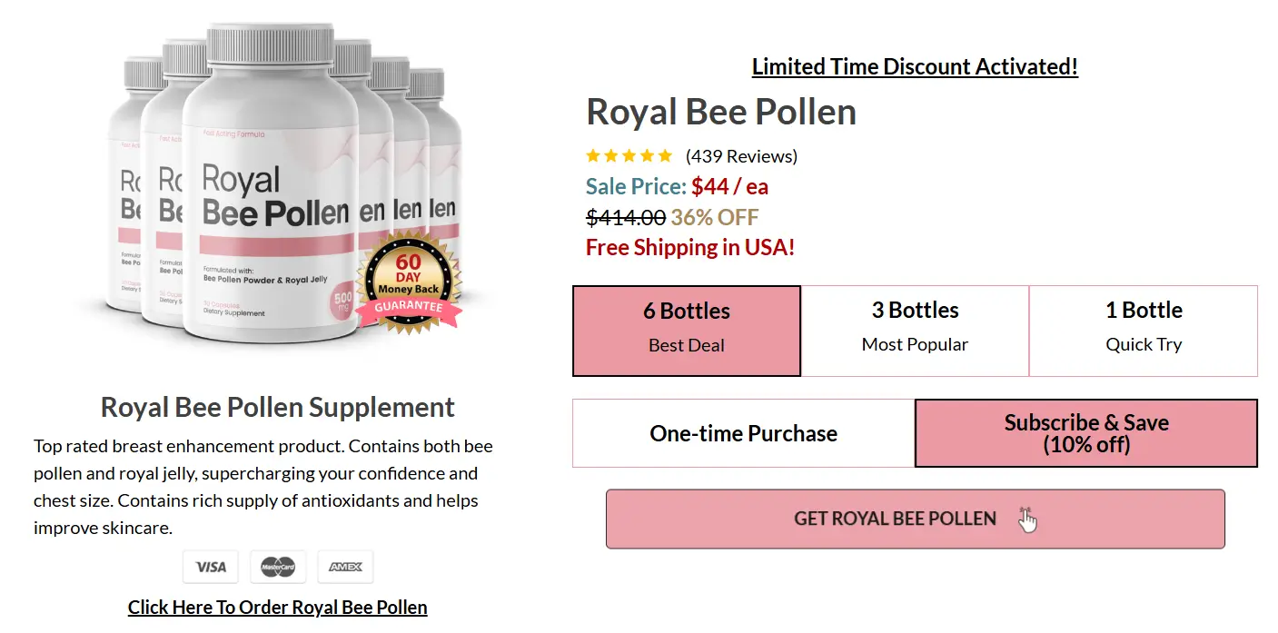 Royal Bee Pollen-Purchase-Options